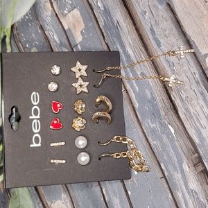 Bebe 9ct Earring Set